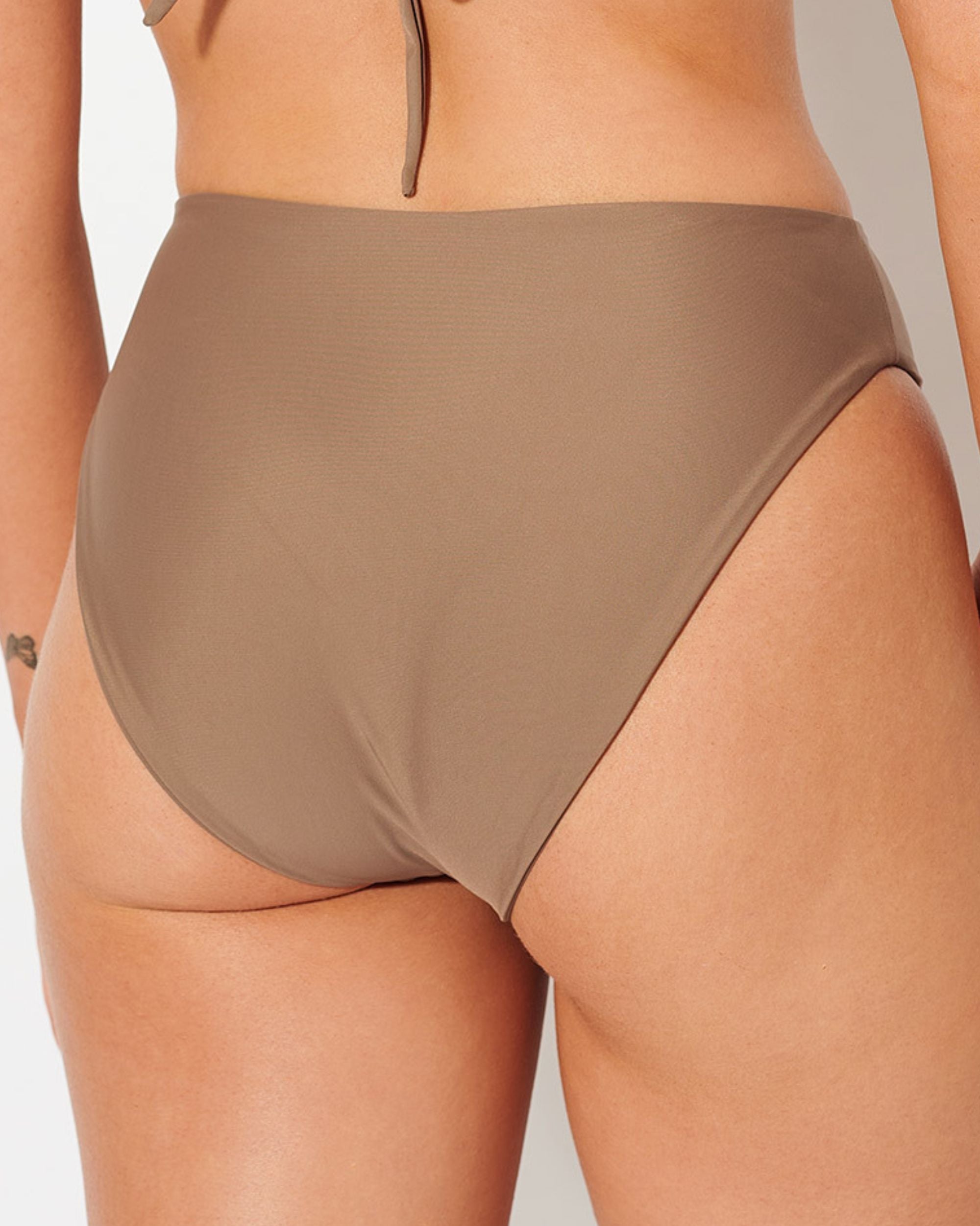 Full Coverage Bikini Bottoms (Taupe)