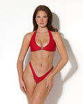 Scoop Neck Bikini Top (Chilli)