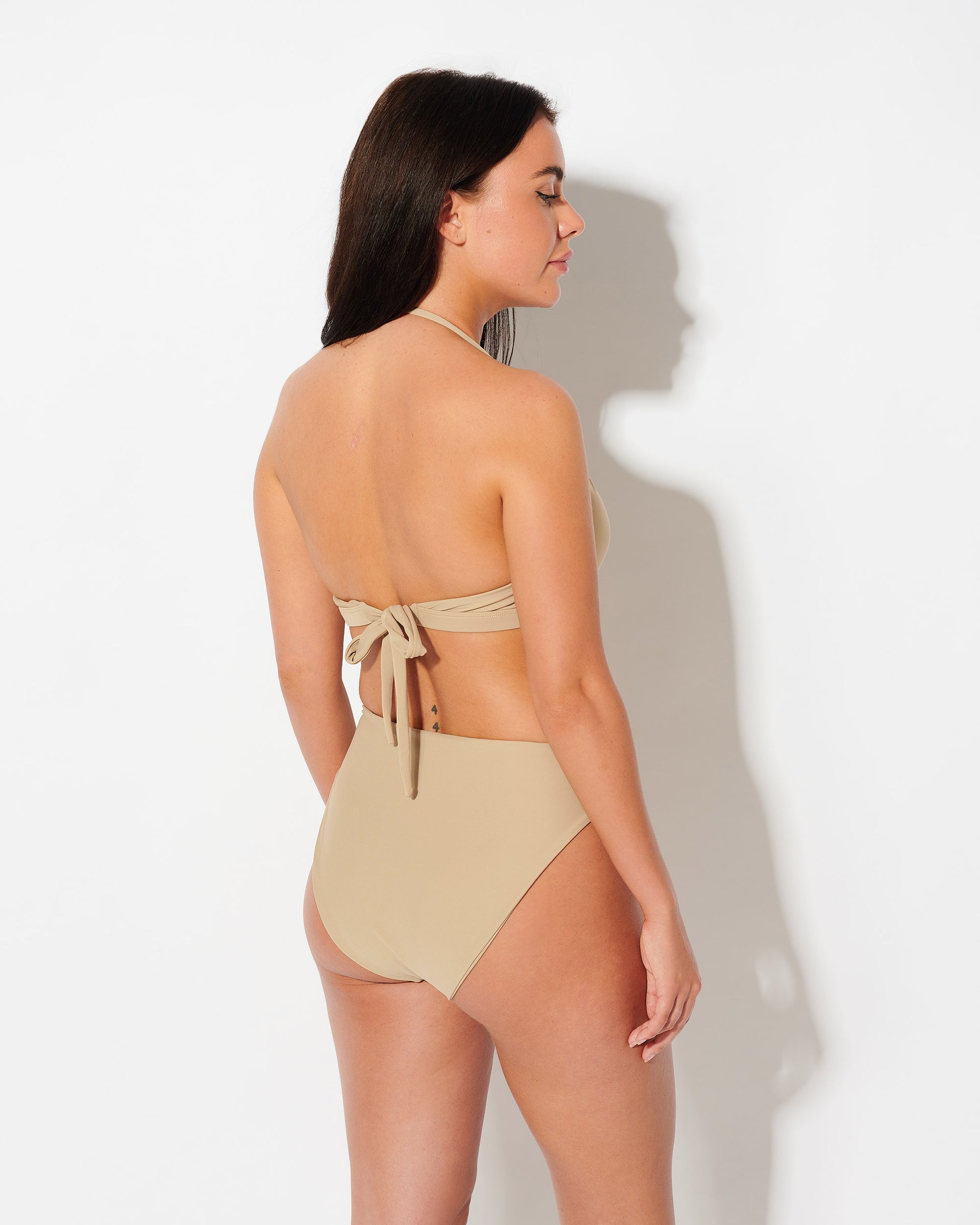 Full Coverage Bikini Bottoms (Sand) – Swim Serene