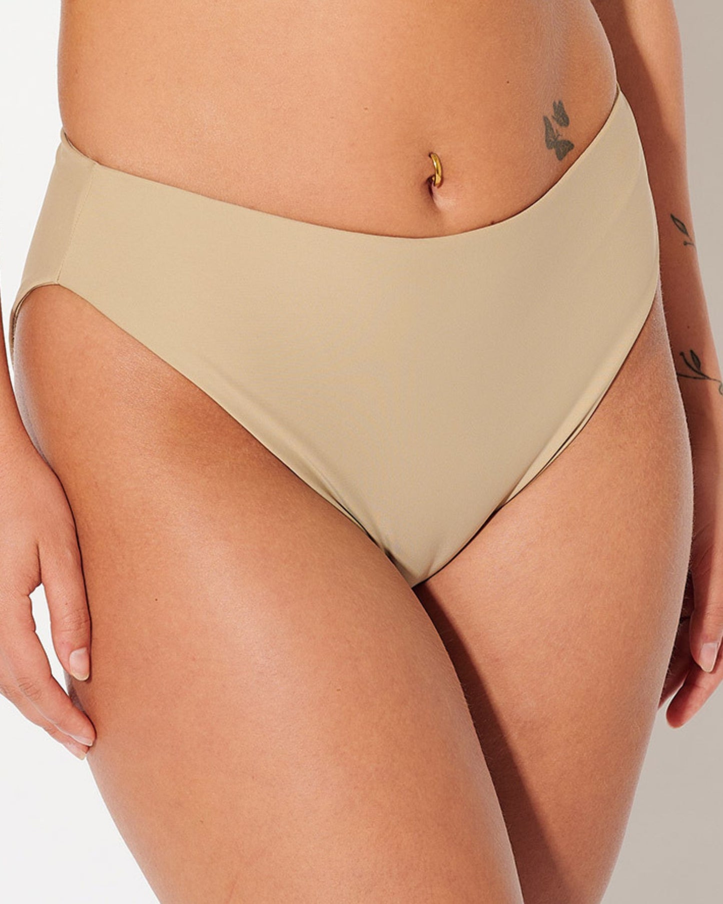 Full Coverage Bikini Bottoms (Sand)