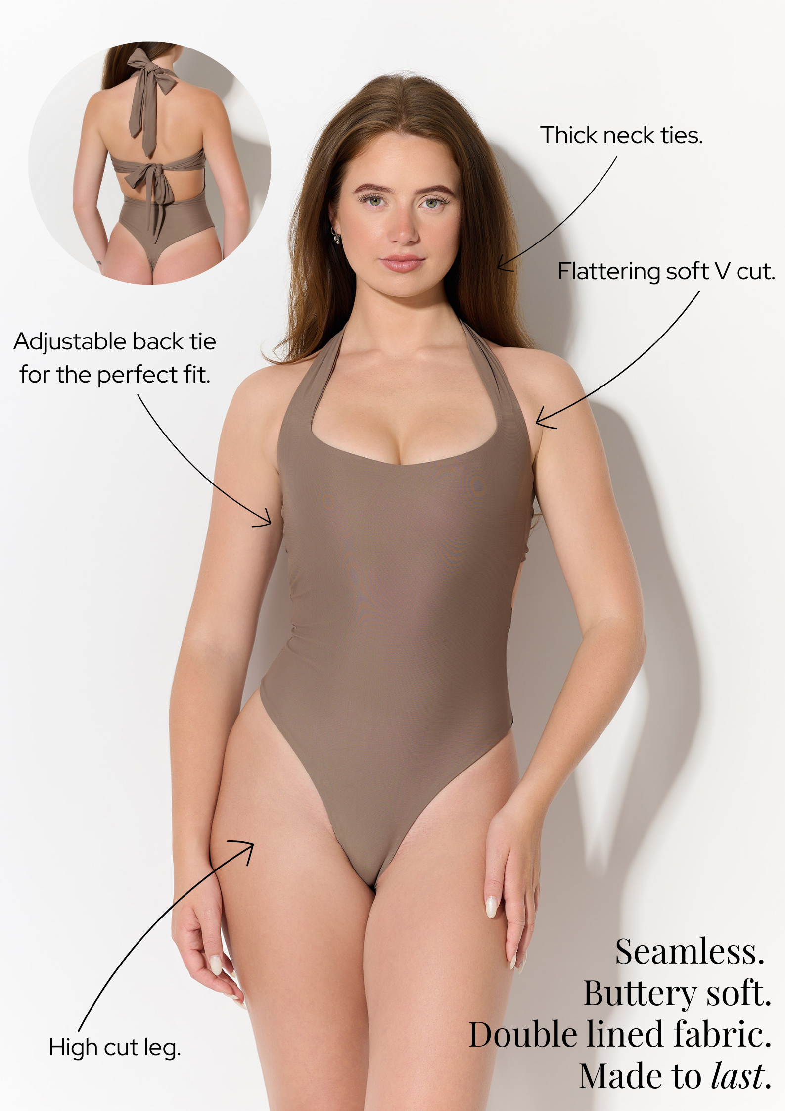 The SwimSuit Vol 1 - Thong (Taupe)